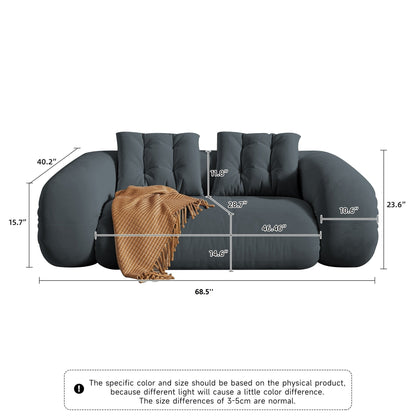 Divano letto trasformabile moderno JASIWAY, bianco