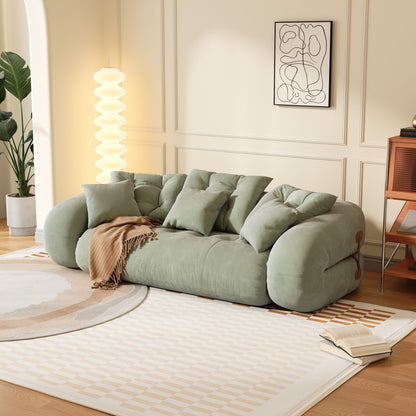 Divano letto trasformabile moderno JASIWAY, bianco