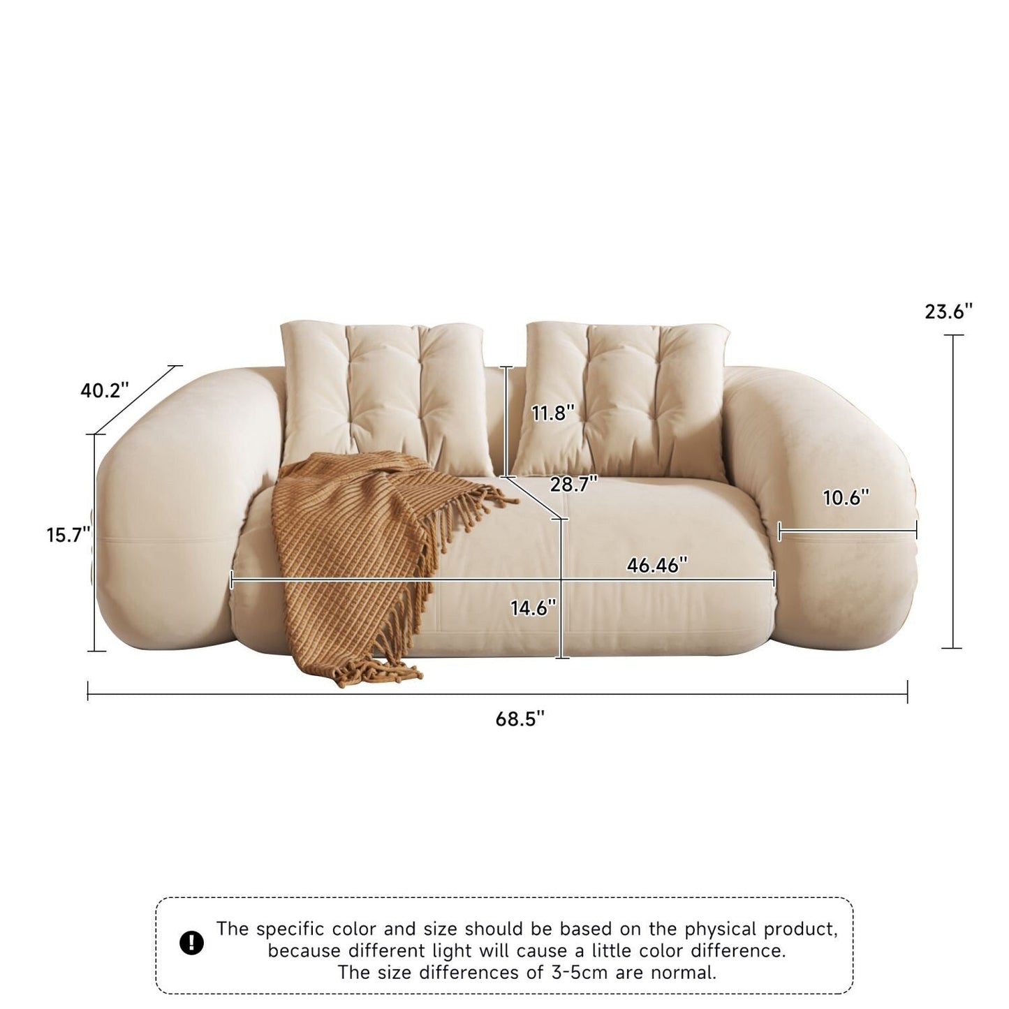 Divano letto trasformabile moderno JASIWAY, bianco