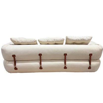 Divano letto trasformabile moderno JASIWAY, bianco