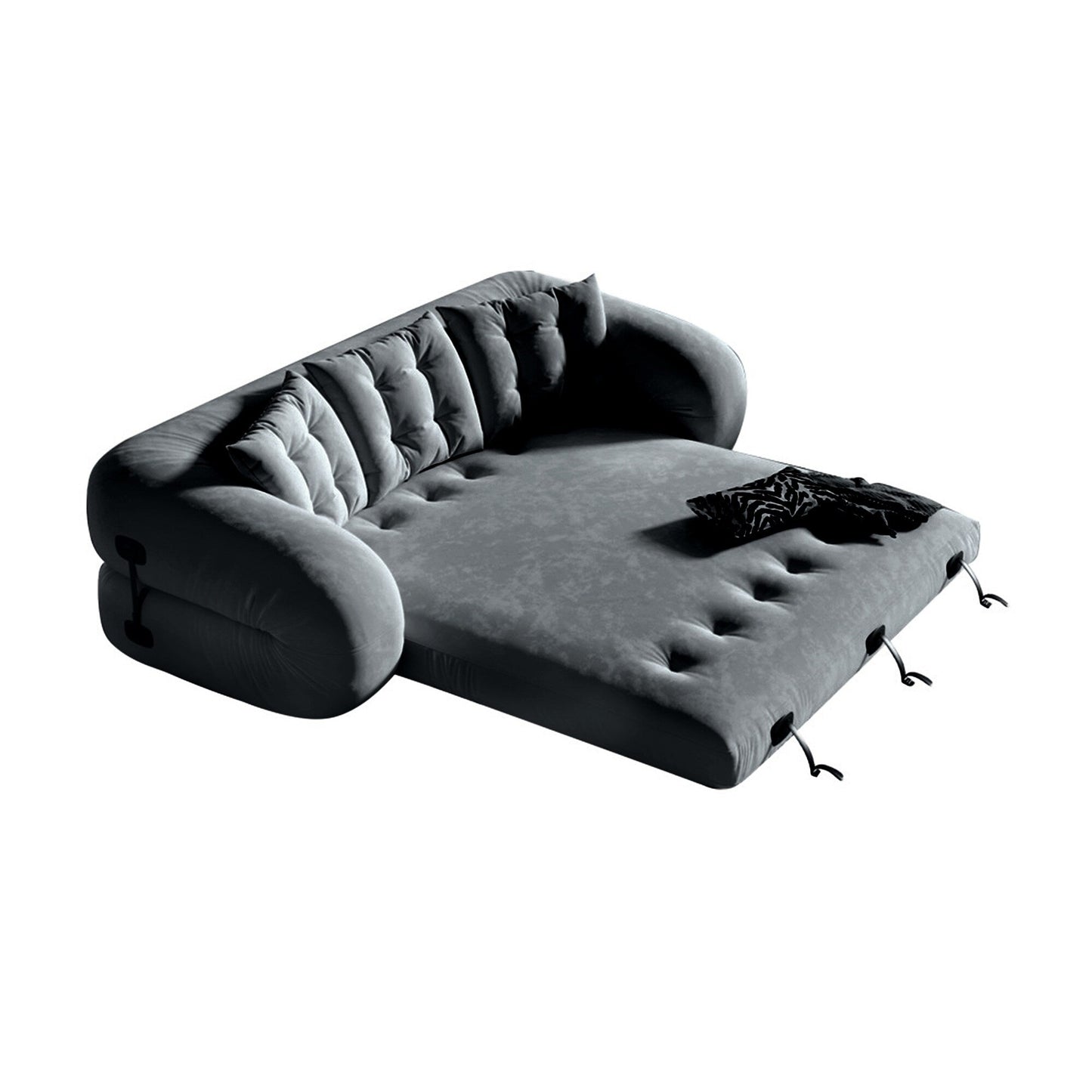 Divano letto trasformabile moderno JASIWAY, bianco