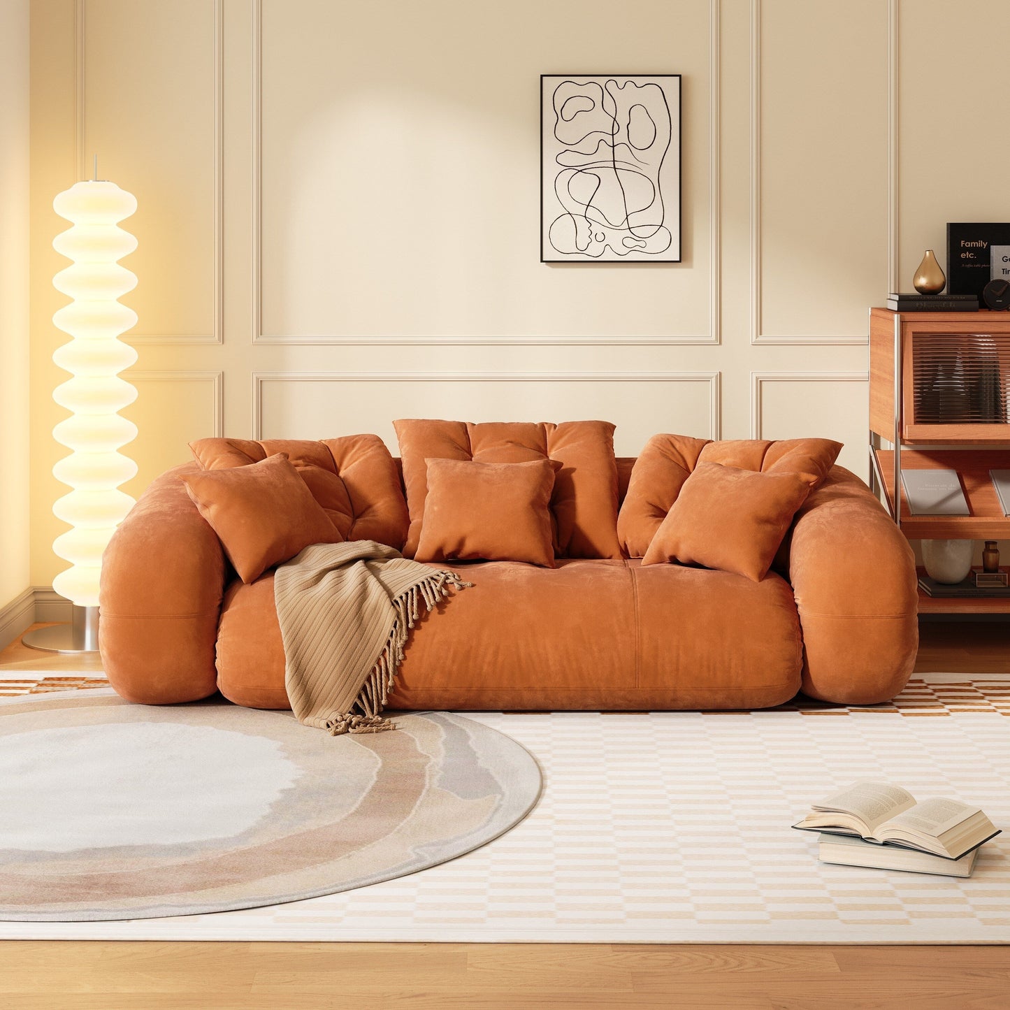 Divano letto trasformabile moderno JASIWAY, bianco