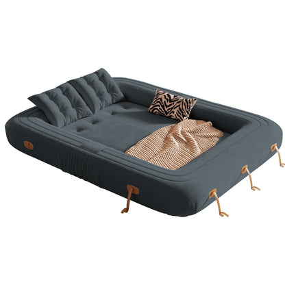 Divano letto trasformabile moderno JASIWAY, bianco