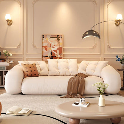 Divano letto trasformabile moderno JASIWAY, bianco