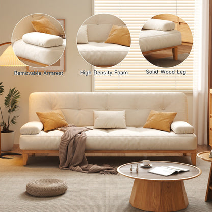 Divano letto moderno in legno massello JASIWAY