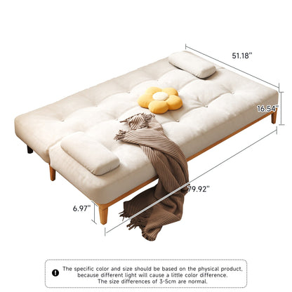 Divano letto moderno in legno massello JASIWAY