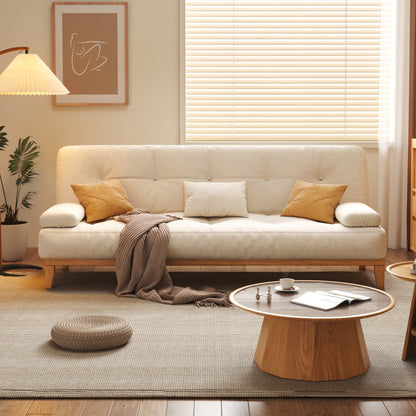 Divano letto moderno in legno massello JASIWAY