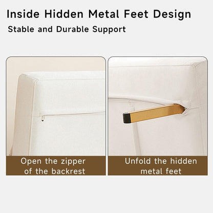 Divano letto moderno in legno massello JASIWAY