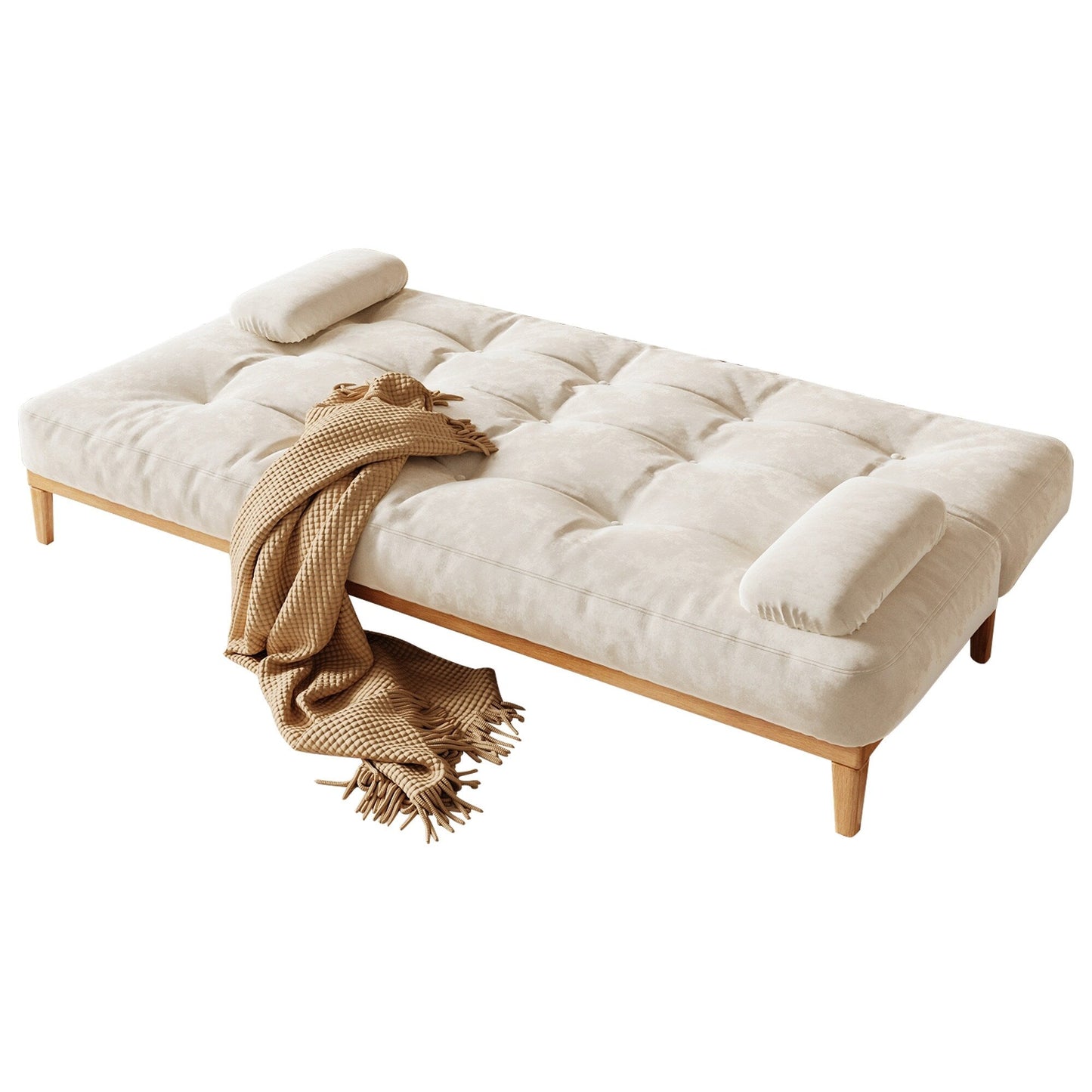 Divano letto moderno in legno massello JASIWAY