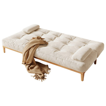 Divano letto moderno in legno massello JASIWAY