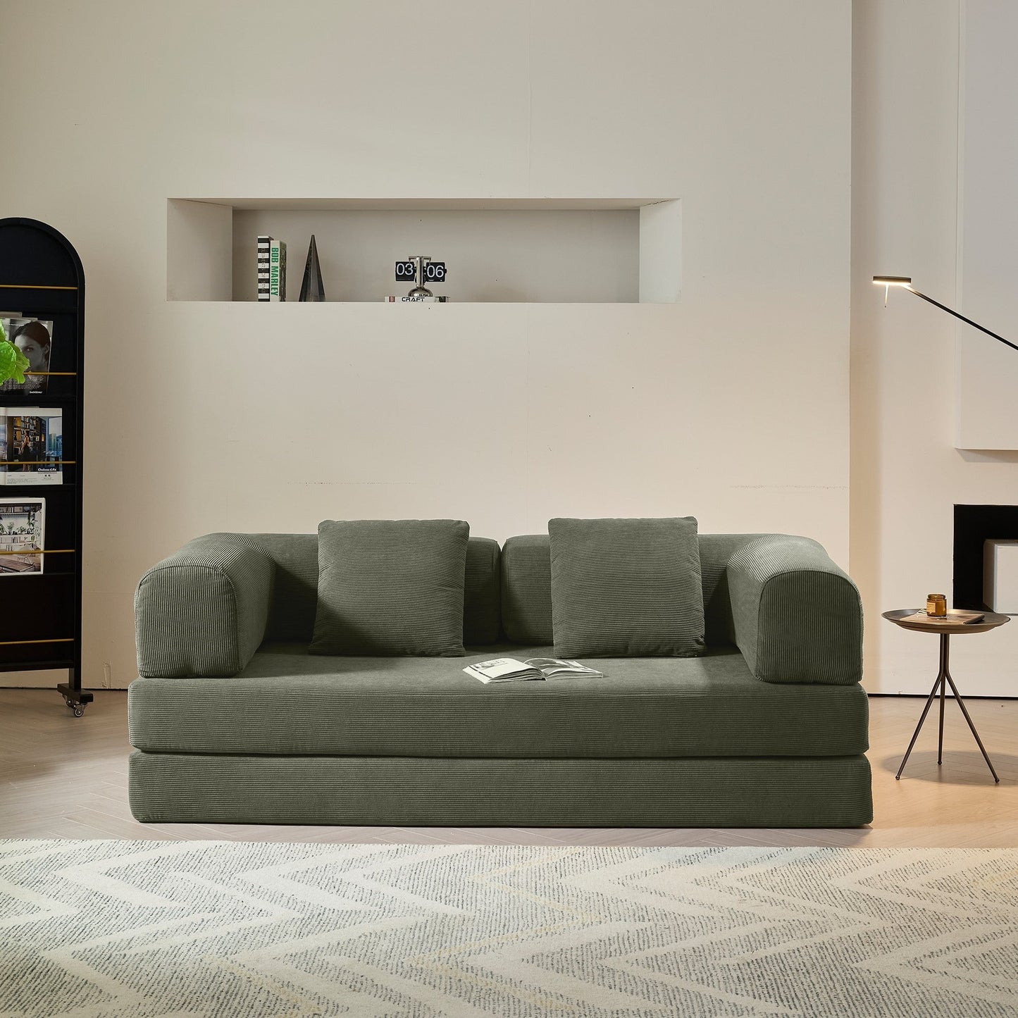 Divano letto convertibile moderno vintage JASIWAY