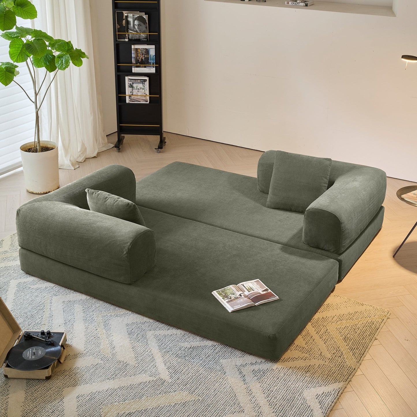 Divano letto convertibile moderno vintage JASIWAY