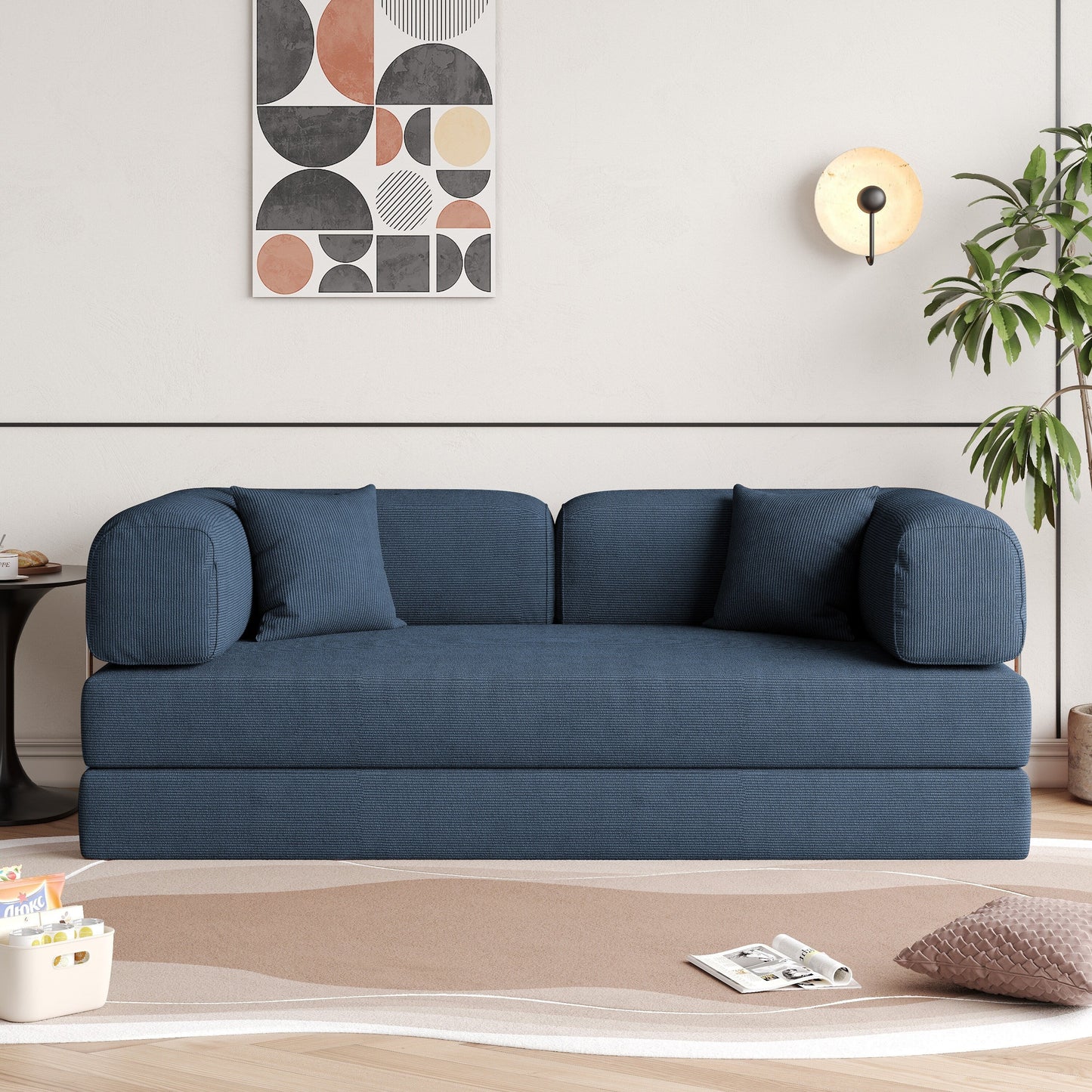 Divano letto convertibile moderno vintage JASIWAY