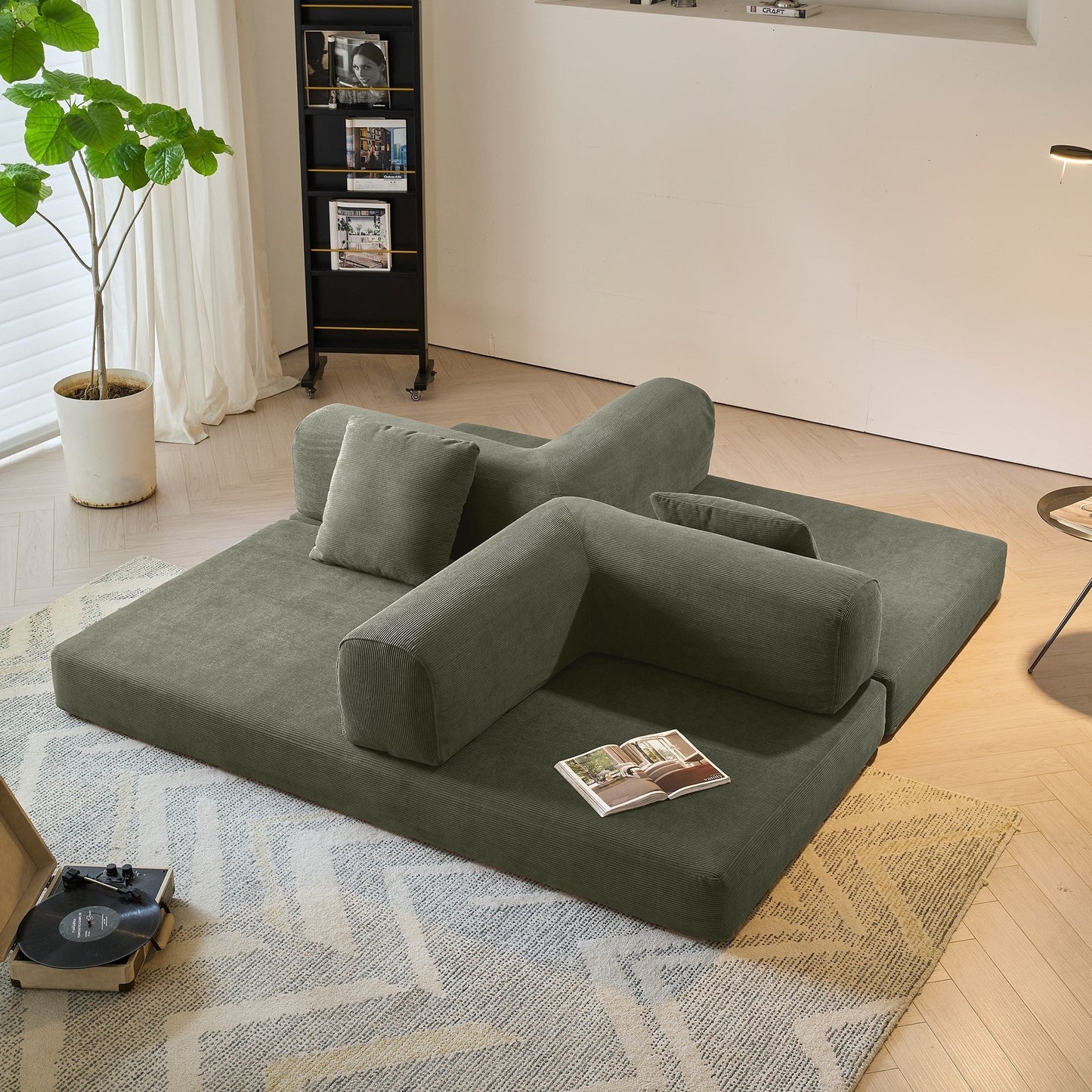 Divano letto convertibile moderno vintage JASIWAY