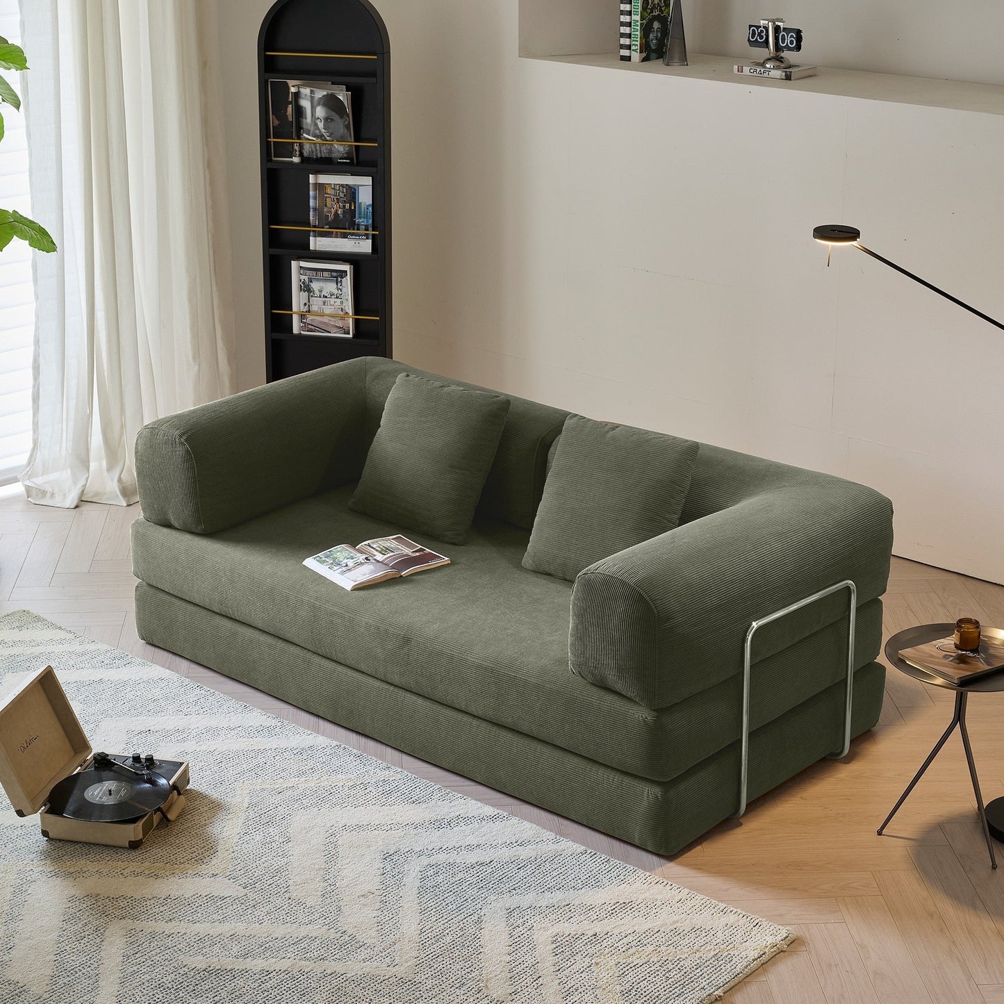 Divano letto convertibile moderno vintage JASIWAY