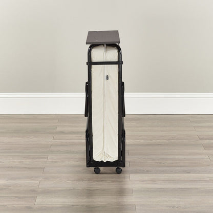 Lettino pieghevole Jay-Be Visitor Contract con materasso in fibra elettronica ad alte prestazioni e gambe pieghevoli automatiche, compatto, singolo