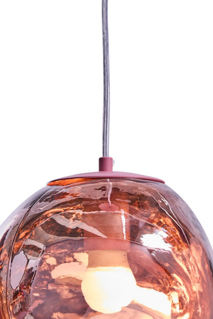 Lagos - Lampadario Bolla Piccolo Rosa