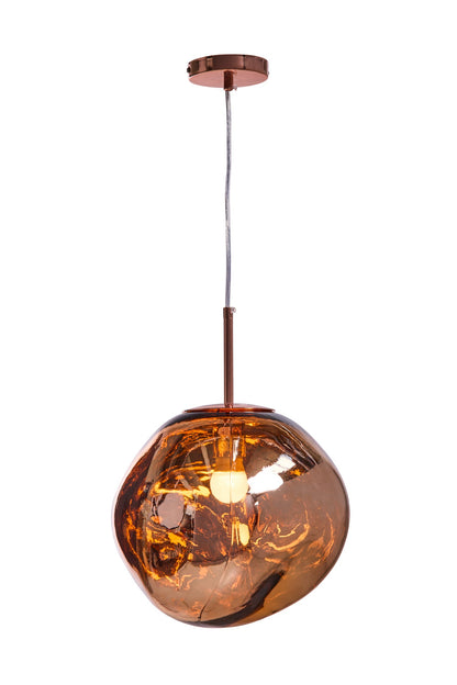 Lagos - Lampadario Bolla Medio Rame