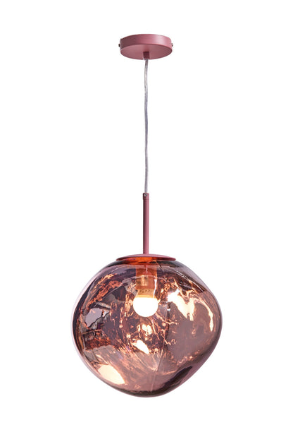 Lagos - Lampadario Bolla Medio Rosa