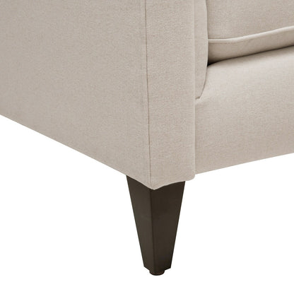 Divano Tuxedo Jack 84 in stile moderno di metà secolo con cuscini di supporto