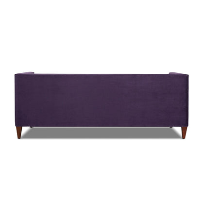 Divano Tuxedo Jack 84 in stile moderno di metà secolo con cuscini di supporto