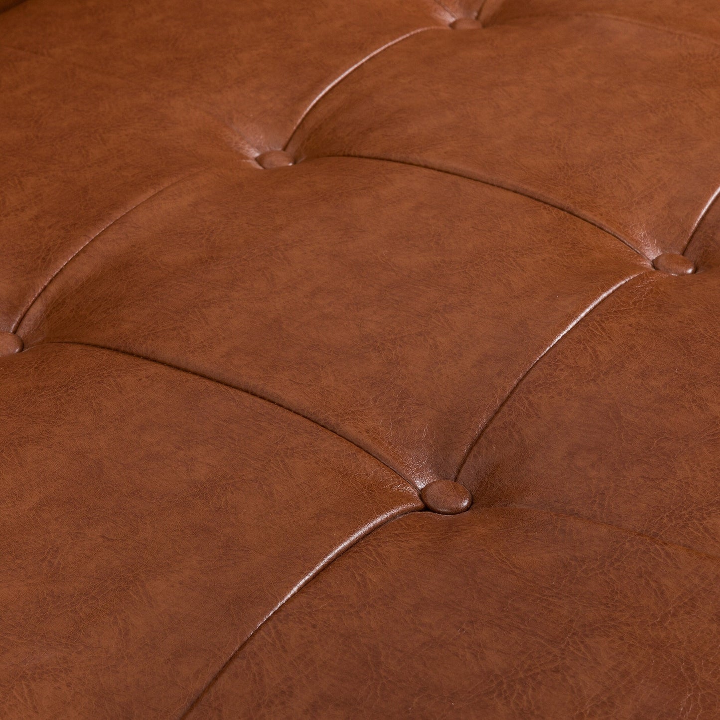 Divano in tessuto trapuntato Jalon Mid-Century Modern di Christopher Knight Home