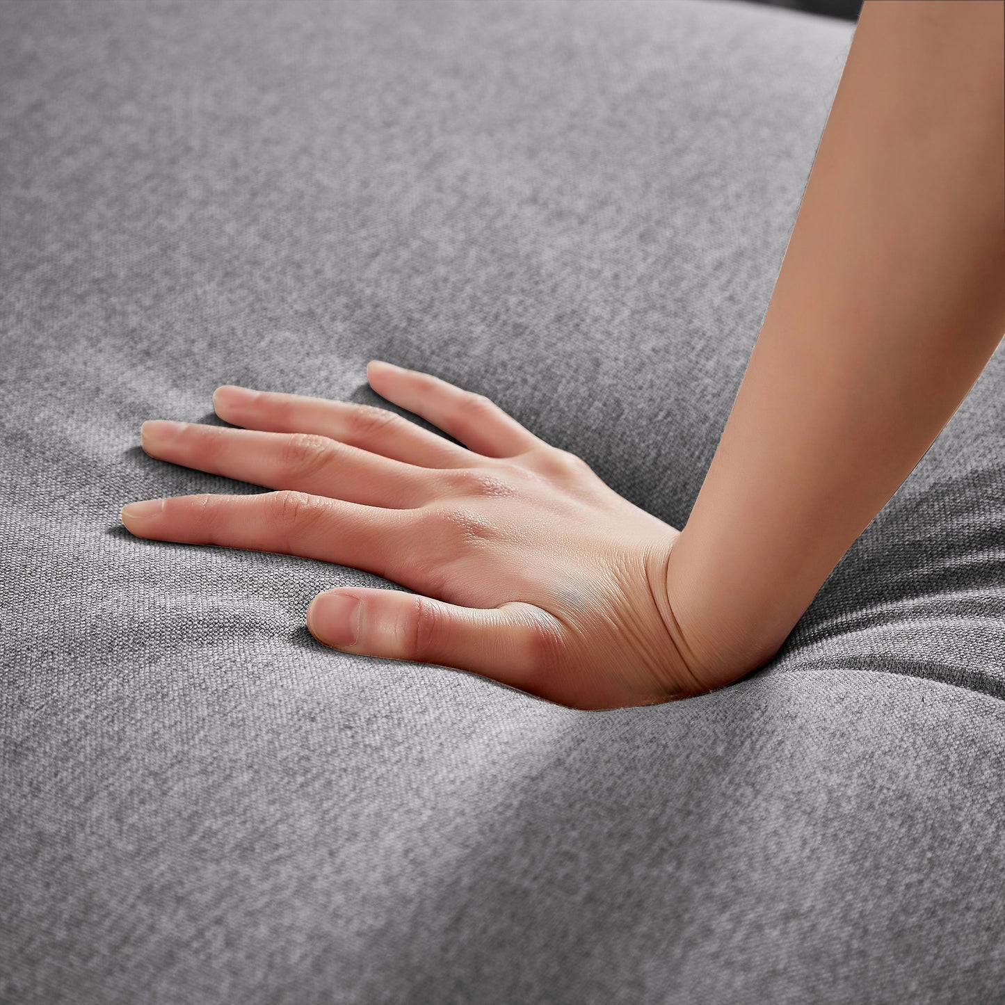 Divano componibile Jarenie a forma di U a 4 posti con doppia chaise longue per soggiorno