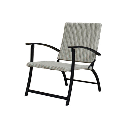 Set pieghevole con seduta profonda Jericho da 4 pezzi