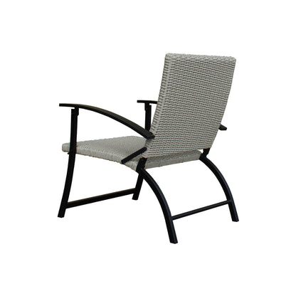 Set pieghevole con seduta profonda Jericho da 4 pezzi