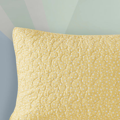 Set trapunta reversibile in cotone Jessie Rainbow Sunburst con cuscino decorativo per bambini di Intelligent Design Kids