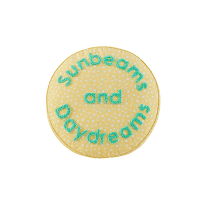 Set trapunta reversibile in cotone Jessie Rainbow Sunburst con cuscino decorativo per bambini di Intelligent Design Kids