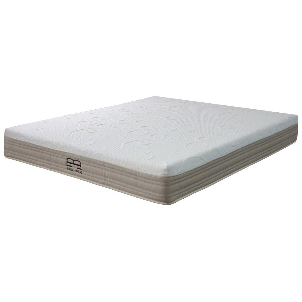Materasso italiano antibatterico in memory foam Jewel con 11 zone di supporto