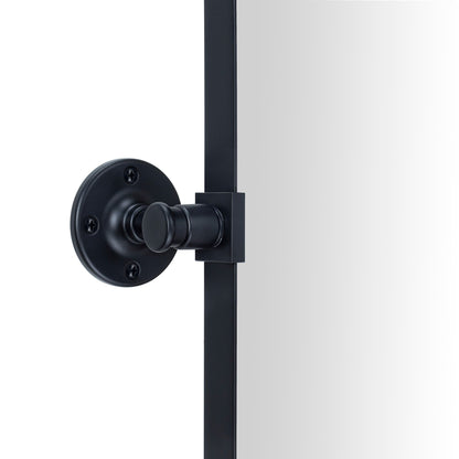 Specchio da parete in metallo girevole e inclinabile rettangolare Jonathan TEHOME