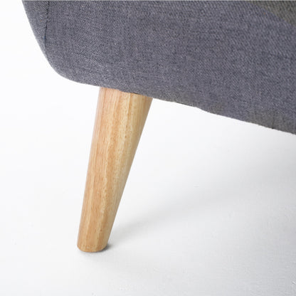 Divano imbottito in tessuto trapuntato Josephine Mid-Century Modern di Christopher Knight Home