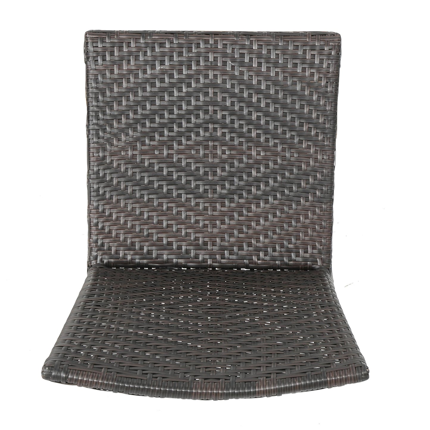 Set da bistrot Josh Outdoor Multi-brown da 3 pezzi in vimini di Christopher Knight Home