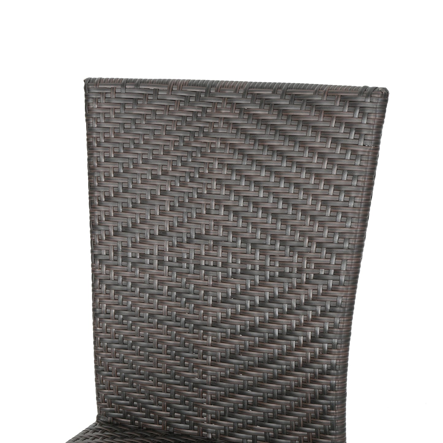 Set da bistrot Josh Outdoor Multi-brown da 3 pezzi in vimini di Christopher Knight Home