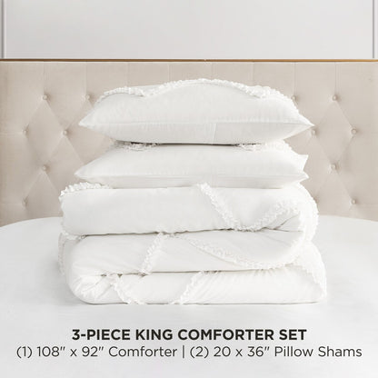 Set copripiumino reversibile con volant di diamanti Juicy Couture