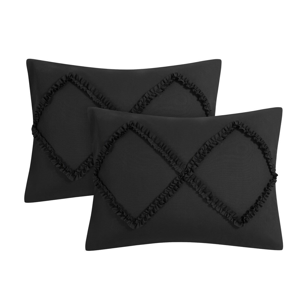 Set copripiumino reversibile con volant di diamanti Juicy Couture