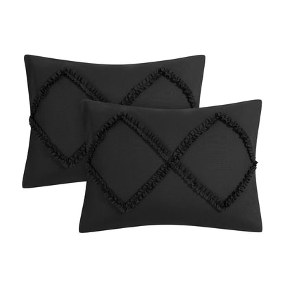 Set copripiumino reversibile con volant di diamanti Juicy Couture