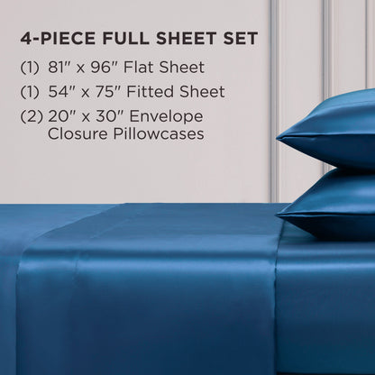 Set di lenzuola in raso di seta Juicy Couture