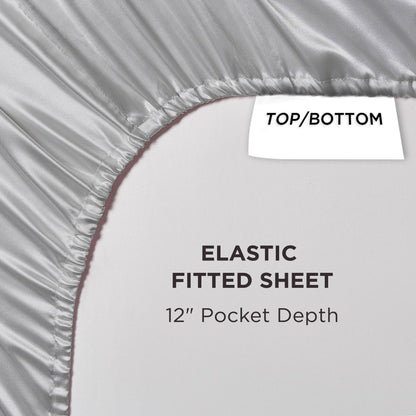 Set di lenzuola in raso di seta Juicy Couture