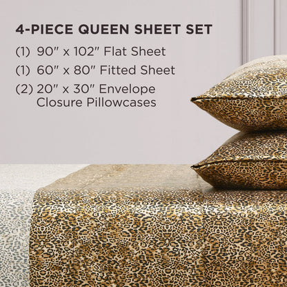 Set di lenzuola in raso di seta Juicy Couture