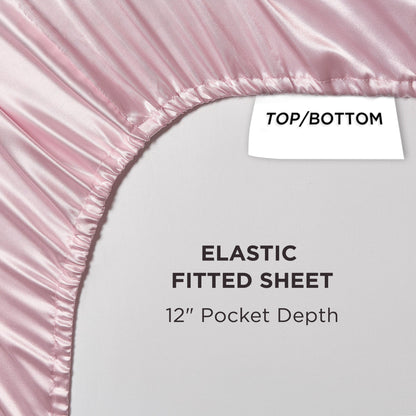 Set di lenzuola in raso di seta Juicy Couture