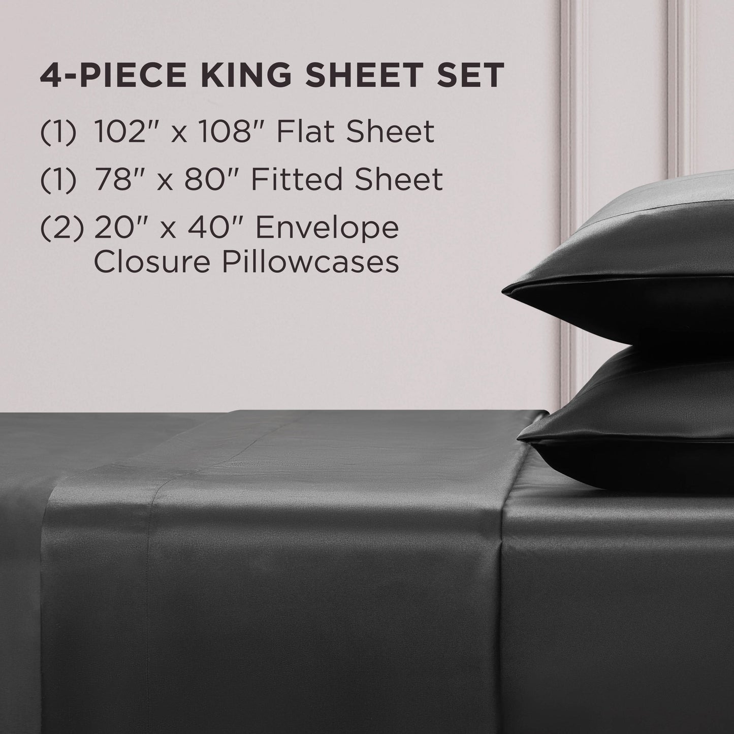 Set di lenzuola in raso di seta Juicy Couture