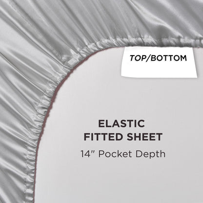 Set di lenzuola in raso di seta Juicy Couture