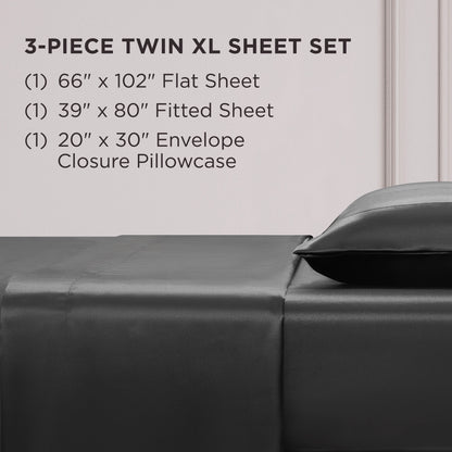 Set di lenzuola in raso di seta Juicy Couture