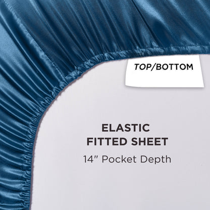 Set di lenzuola in raso di seta Juicy Couture