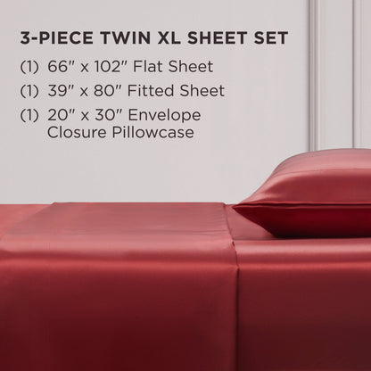 Set di lenzuola in raso di seta Juicy Couture