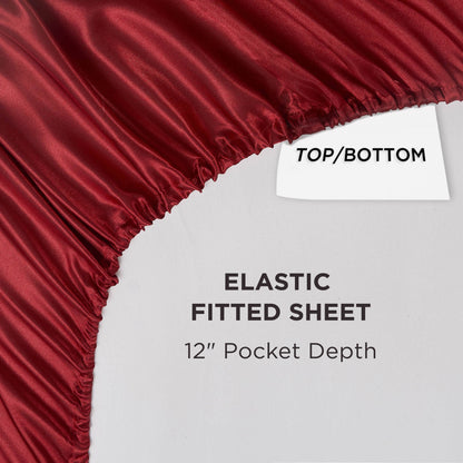 Set di lenzuola in raso di seta Juicy Couture