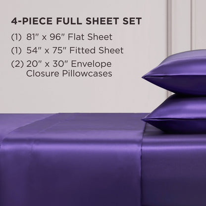 Set di lenzuola in raso di seta Juicy Couture